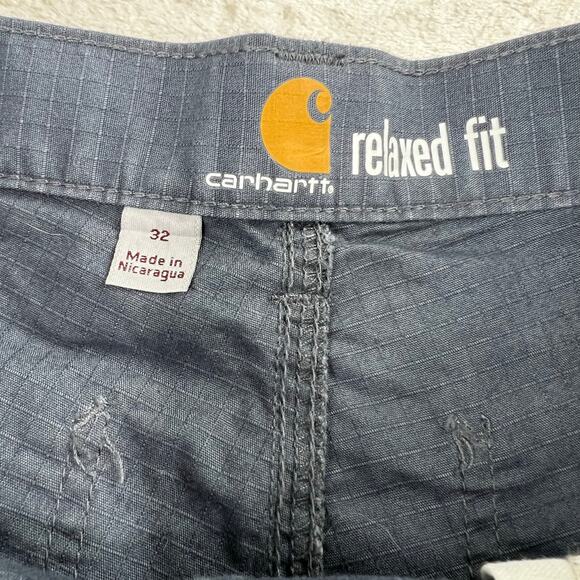 Carhartt Relaxed Fit Force Broxton Cargo Shorts Men’s size 32 Gray - Picture 3 of 9
